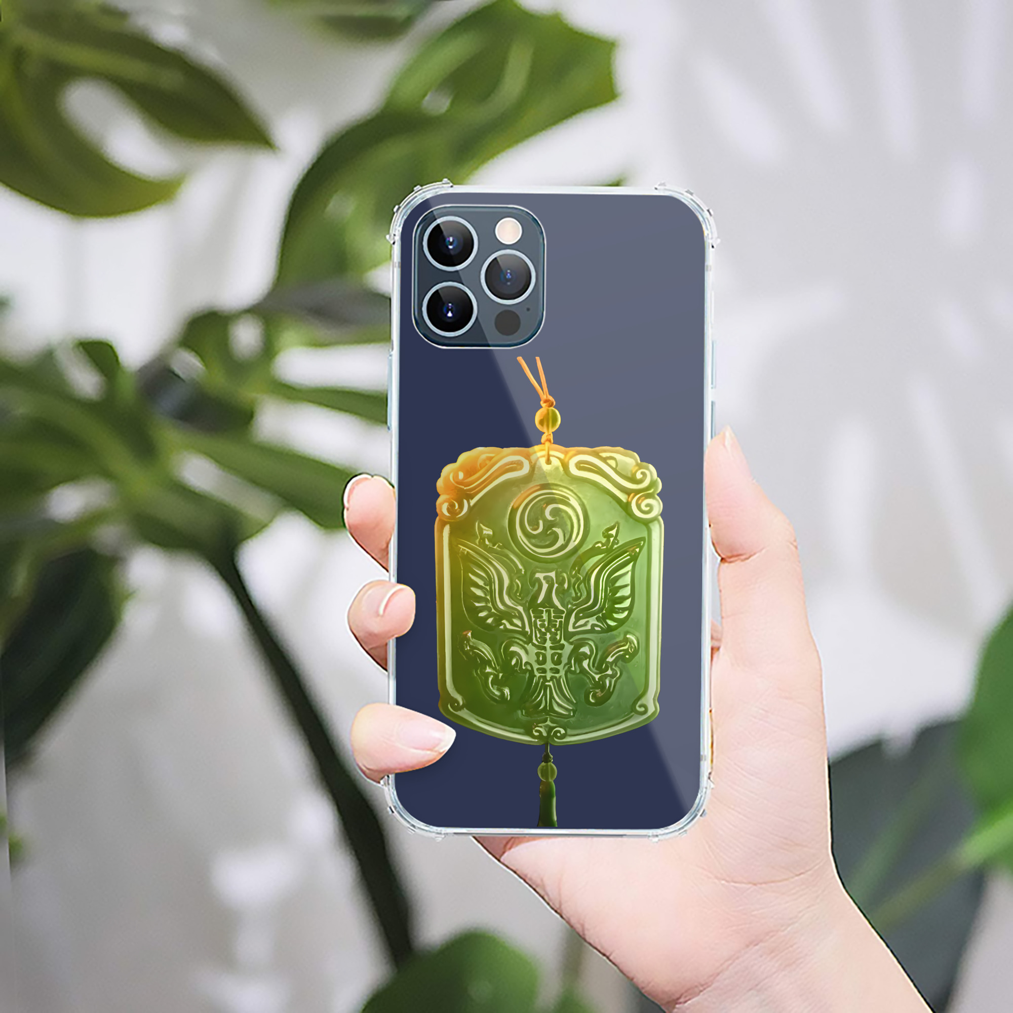 （画像用） Ne Zha 2 ナタ 魔童の大暴れ 【iPhone 12シリーズ対応】透明スマホケース（クリアソフトケース）